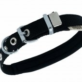 Doggie Comfort Yumuşak Dokuma Köpek Boyun Tasması S 1.5x20-25cm Siyah - 3