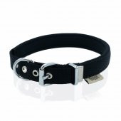 Doggie Comfort Yumuşak Dokuma Köpek Boyun Tasması M 2x35-40cm Siyah - 1