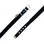Doggie Comfort Yumuşak Dokuma Köpek Boyun Tasması M 2x35-40cm Siyah - 2