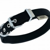 Doggie Comfort Yumuşak Dokuma Köpek Boyun Tasması M 2x35-40cm Siyah - 3