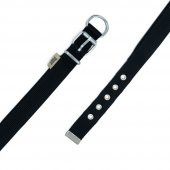 Doggie Comfort Yumuşak Dokuma Köpek Boyun Tasması M 2.5x37-45cm Siyah - 4