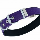 Doggie Comfort Yumuşak Dokuma Köpek Boyun Tasması L 2.5x42-50cm Mor - 2