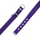 Doggie Comfort Yumuşak Dokuma Köpek Boyun Tasması L 2.5x42-50cm Mor - 4