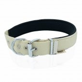 Doggie Comfort Yumuşak Dokuma Köpek Boyun Tasması M 3x42-50cm Haki - 3
