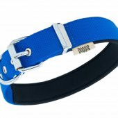 Doggie Comfort Yumuşak Dokuma Köpek Boyun Tasması L 3x47-55cm Royal Mavi - 2