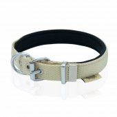 Doggie Comfort Metal Kemik İşlemeli Köpek Boyun Tasması S 2x30-35cm Haki thumbnail 3