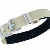 Doggie Comfort Metal Kemik İşlemeli Köpek Boyun Tasması M 3x42-50cm Haki thumbnail 2