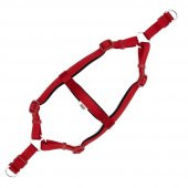 Doggie Comfort RoninYumuşak Dokuma Göğüs Tasması M 2x45-55cm Kırmızı - 2