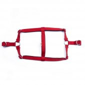 Doggie Comfort RoninYumuşak Dokuma Göğüs Tasması XL 2.5x65-75cm Kırmızı - 2