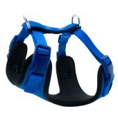 Doggie Havalı Dokuma Köpek Göğüs Tasması XS 1.5x35-45cm Royal Mavi - 1