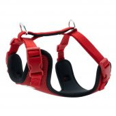Doggie Havalı Dokuma Köpek Göğüs Tasması S 1.5x40-50cm Kırmızı - 1
