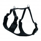 Doggie Havalı Dokuma Köpek Göğüs Tasması M 2x45-55cm Siyah - 1