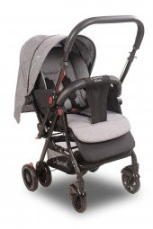 Diamond Baby Sapphire Çift Yönlü Bebek Arabası Gri - 6