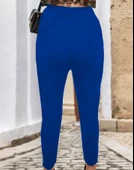 Kadın çima Detay Ithal Krep Pantolon thumbnail 4