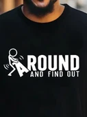 Erkek Around Baskılı Süprem T-shirt - 2