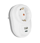 NILSON AKIM KORUMALI BEYAZ U-C FİŞ-PRİZ (NİLSON) thumbnail 2