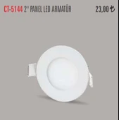 CATA 3W BEYAZ LED PANEL ARMATÜR thumbnail 1