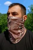Motorcu KAHVE KAMUFLAJ Buff Maske Outdoor Boyunluk Unisex Bandana - 1