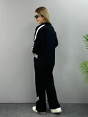 Kadın Polo Yaka Paça Yırtmaçlı Ribanalı İkili Takım - 4