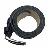 Hakiki Deri Çift Katlı Erkek Kemer Şık ve Dayanıklı Lacivert thumbnail 3