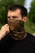 Motorcu KOYU TON PİXEL KAMUFLAJ Buff Maske Outdoor Boyunluk Unisex Bandana - 1