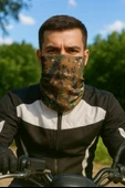 Motorcu KOYU TON PİXEL KAMUFLAJ Buff Maske Outdoor Boyunluk Unisex Bandana - 2