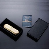 Kuboy Benzinli Retro Minimal Slim Çakmak Pirinç - 5