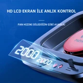 Polham 7 Kademeli Turbo Fanlı RGB Laptop Soğutucu | 2400 RPM Güçlü Soğutma | 14-19.3” Uyumlu Stand thumbnail 4