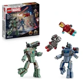 Nessiworld 76320 Lego Marvel Iron Man ve War Machine Hammer Dronlara Karşı 204 parça +7 yaş - 1
