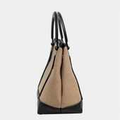 Classy Mini Keten Kadın Çanta Siyah thumbnail 2