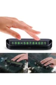 WEHHLER Araç Içi Park Telefon Numarası Fosforlu Numaratör Oto Cam Kartı thumbnail 1