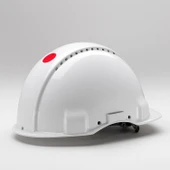 Beyaz Ayarlanabilir Havalandırmalı Baret İş Güvenliği Şapka İnşaat Kaskı Koruyucu Başlık thumbnail 4