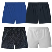 Yohannes Club Boxer POPLİN Erkek, 5'li SEÇENEKLİ KOLEKSİYONLAR, % 100 Pamuklu Poplin Kumaş, Canlı Renkler, 5 Adet thumbnail 3