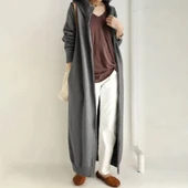 Günlük Kışlık Tam Boy  Kadın Ceket thumbnail 2