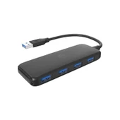 HP DHC-CT110 4 PORT USB 3.0 USB ÇOKLAYICI HUB SİYAH thumbnail 1