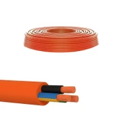 (10 Metre) %100 Bakır Çok Telli 3x2.5 mm Elektrik Kablosu Turuncu Elektrikli Araç Şarj Uygun Uyumlu - 1