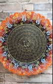 Esmaül Hüsna Çini El Yapımı Tabak Seramik 25 cm Allahın 99 ismi Duvar Süsü - 2