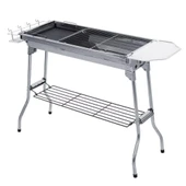 Portatif Katlanabilir Mangal - Madfox Grilmate BBQ - Silver - 547307 - 2
