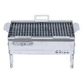 Katlanabilir Ayaklı Portatif Mangal - Paslanmaz - Argeus - Orta - Taşıma Çantalı - 2