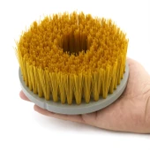 Motorlu Tırpan Matkap Uyumlu Halı Koltuk Yıkama Fırçası Temizleme Başlığı Aparat Silindir Leke Çıkar - 2