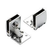 Cam Kapak Menteşesi 1 Takım Dolap Kapak Bağlantı Aparatı Mobilya Menteşe Sistemleri Krom Metal thumbnail 1