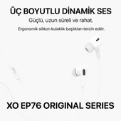 EP76 Silikonlu iPhone Kulaklığı Kablolu, Mikrofonlu, Arama Kontrolü Tak Çalıştır - 6