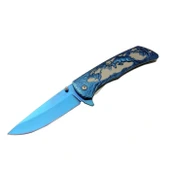 Geyikli Çakı Blue YST5900BL 21 CM thumbnail 1