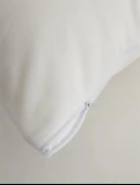 Mrs Gugar 2'li Su Geçirmez Yastık Alezi - Pamuklu Havlu Yüzeyli, 50x70 cm, Beyaz thumbnail 2