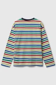 United Colors of Benetton Erkek Çocuk 3FNLC10QB-25K  Uzun Kol Çizgili Tshirt Beyaz - 2