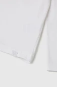 United Colors of Benetton Erkek Çocuk 3DKEC202O-25K Uzun Kol Boğazlı Tshirt Beyaz thumbnail 3