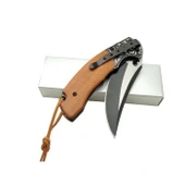 Hançer Çakı Gül Deri İpli MK106-1 21,5 CM thumbnail 2