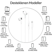 EP76 Silikonlu iPhone Kulaklığı Kablolu, Mikrofonlu, Arama Kontrolü Tak Çalıştır - 5