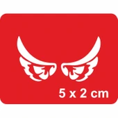 Kelebek Kanatları-2 Tattoo Geçici Dövme Şablonları Kına Kalıpları thumbnail 1