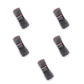 Silver Home Jumbo Mikrofiber Süper Emici Havlu Kurulama Temizlik Bezi - Gri - 50x70 Cm. - 5 Adet thumbnail 1